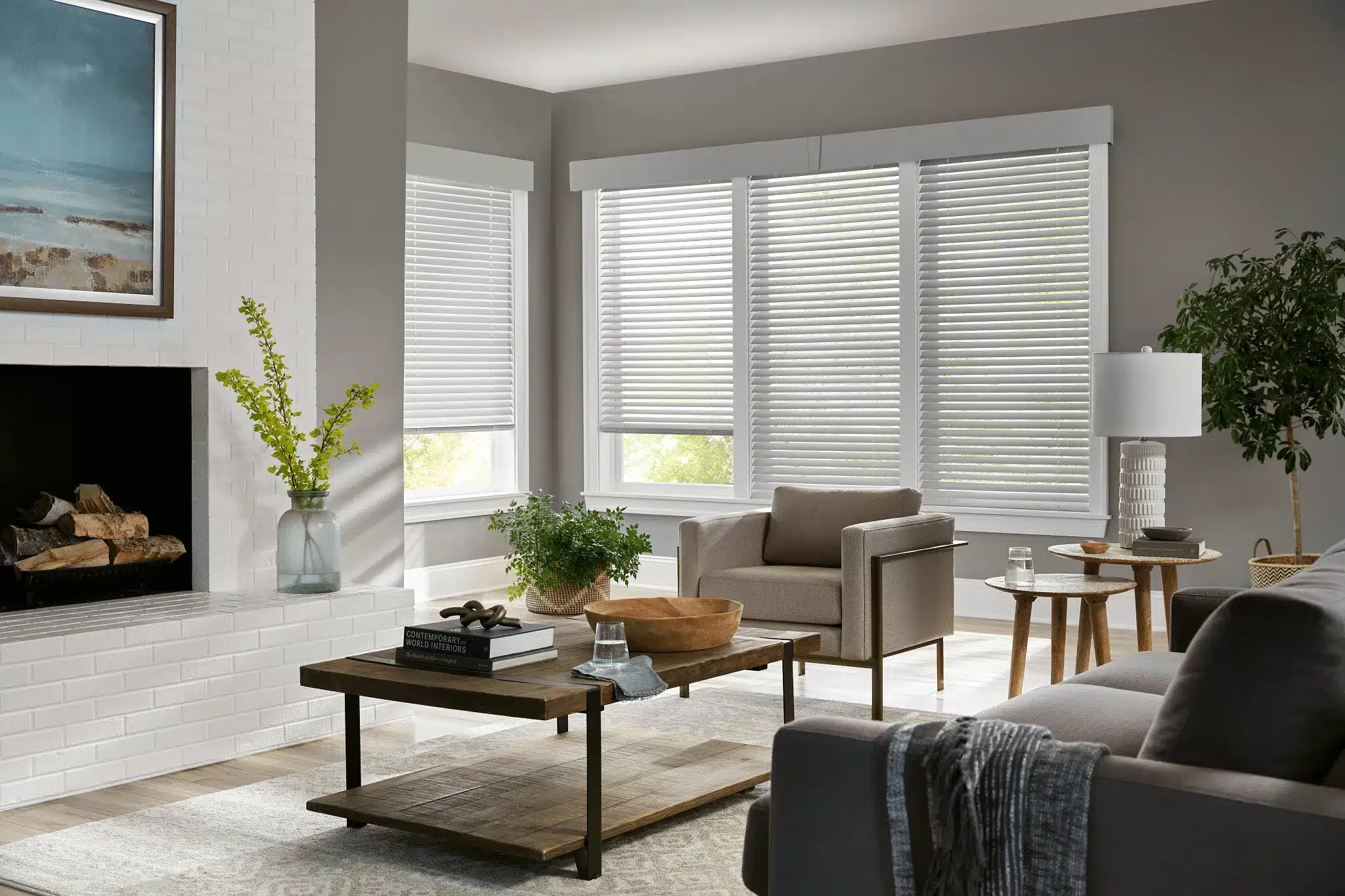 Wood-Blinds-Living-Room Wood Blinds Living Room